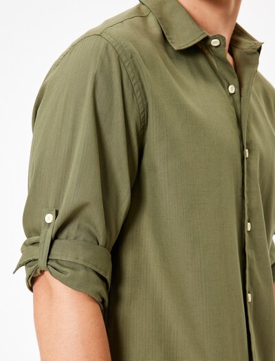 Koton Button Up Shirt in Olive, Item view