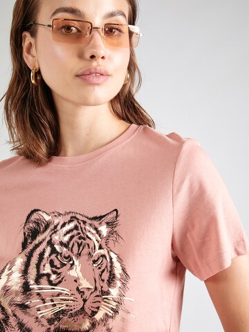 T-shirt 'KITA' ONLY en rose