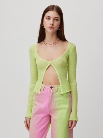 LeGer by Lena Gercke - Casaco de malha 'Salma' em verde: frente