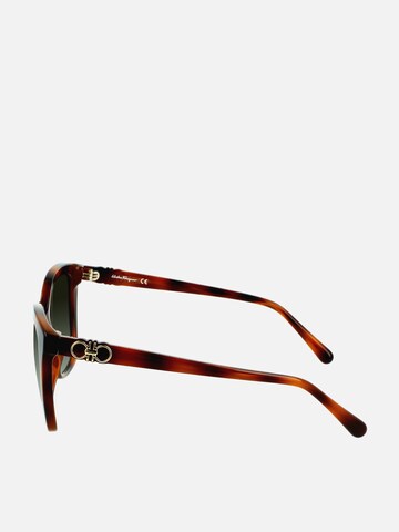 FERRAGAMO Sonnenbrille‌‌‌‌‌ in Braun