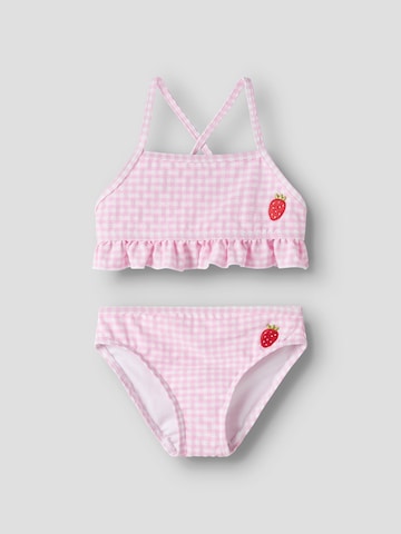 NAME IT Bralette Bikini 'NMFZammer' in Pink