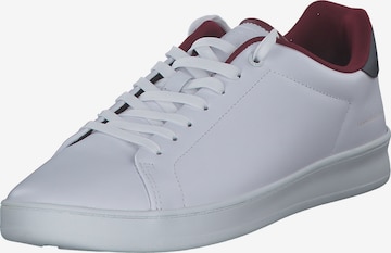 Baskets basses TOMMY HILFIGER en blanc : devant