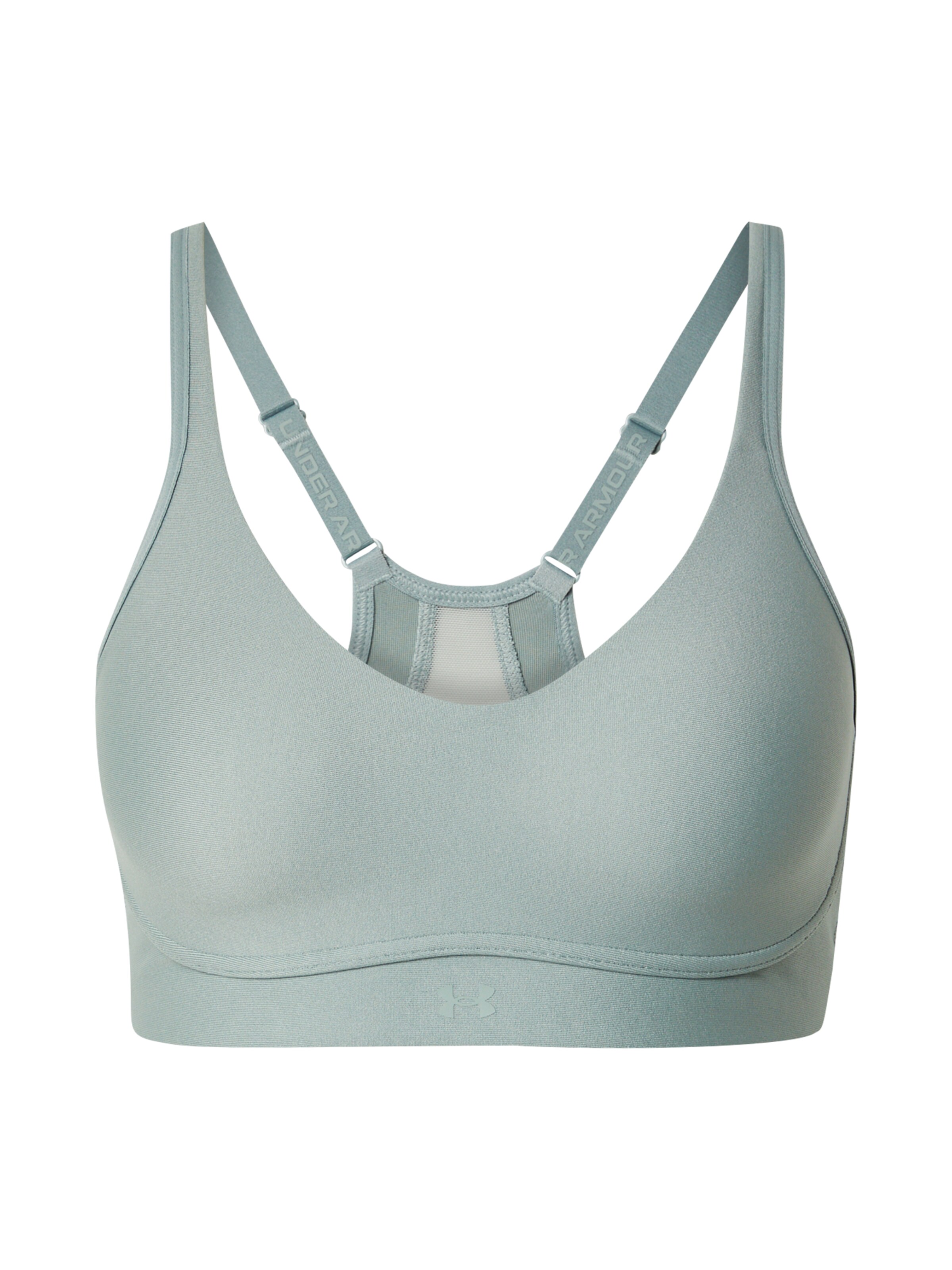 UNDER ARMOUR Bustier Sport bh 'Infinity' in Groen: voorkant
