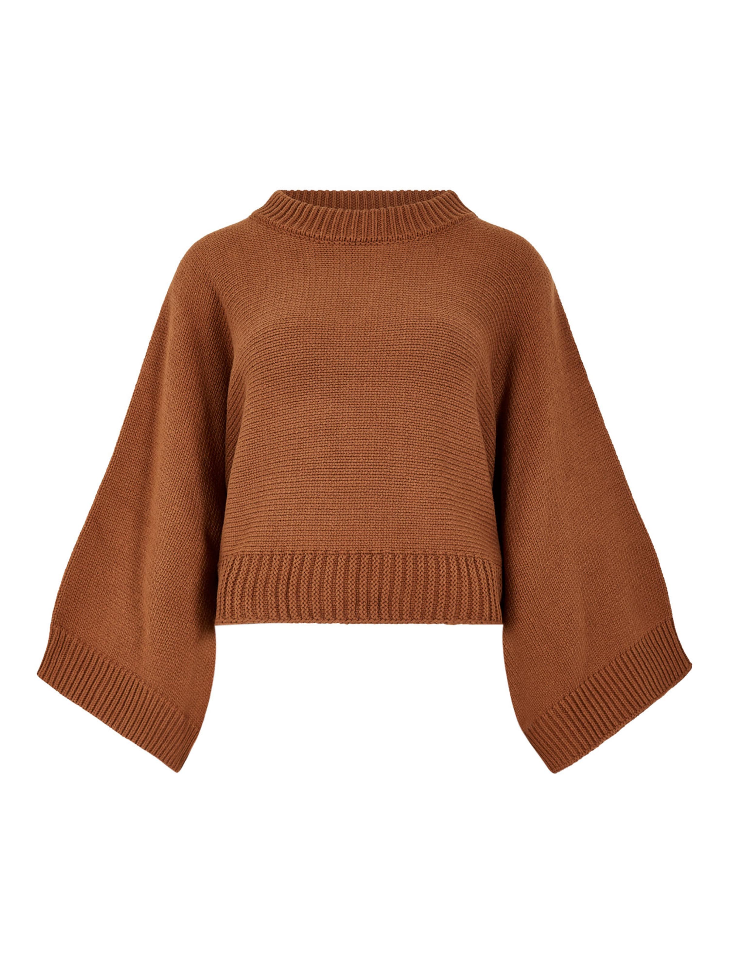 Apricot Sweater in Brown: front