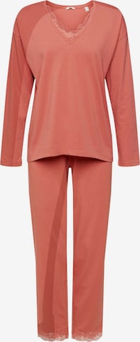 Pyjama ESPRIT en orange : devant
