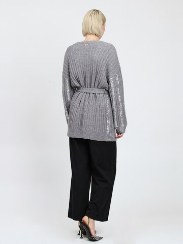Influencer Knit cardigan in Grey