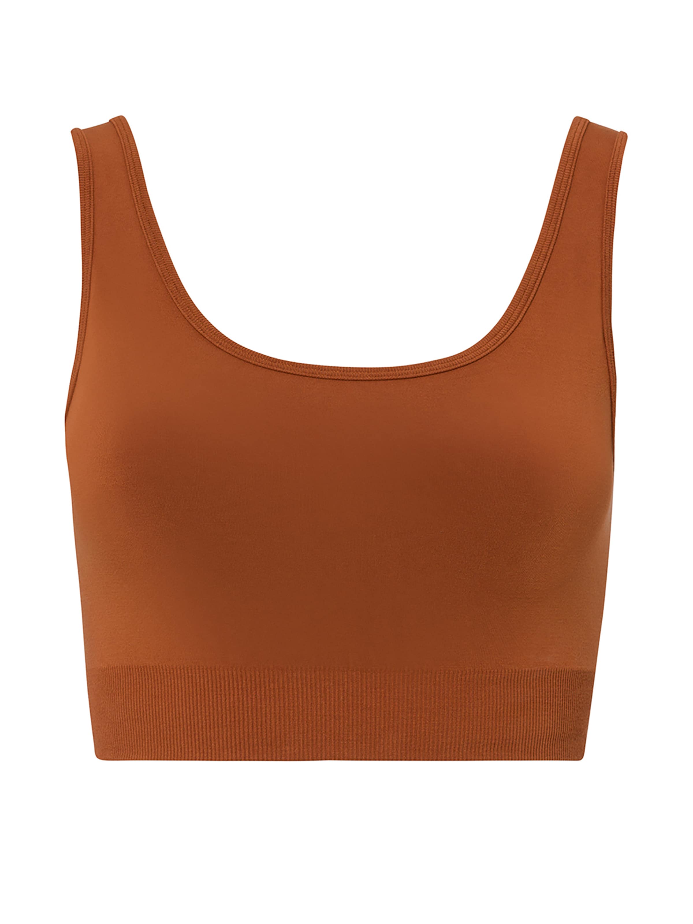Les Lunes Bustier Sports-BH 'Sync Bra' i brun: forside