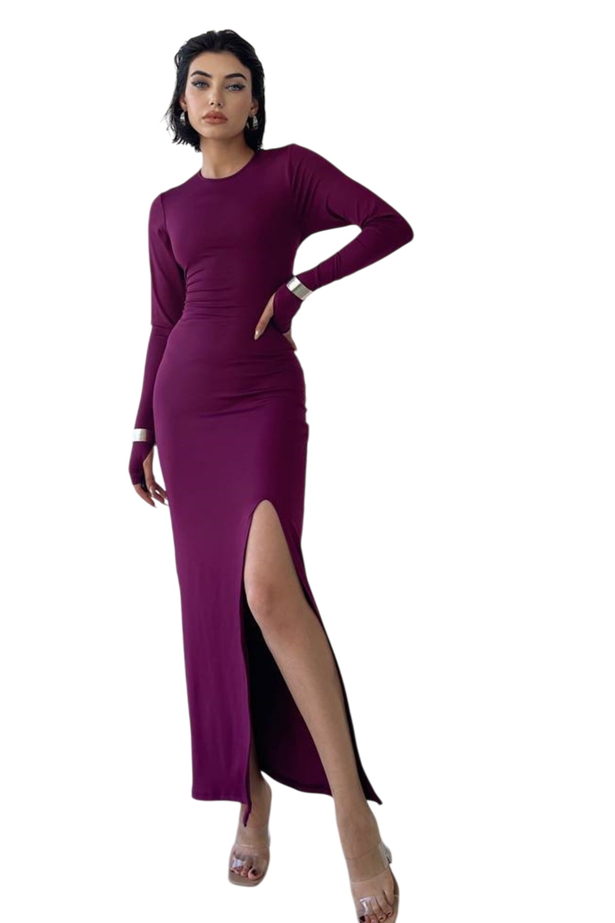 WOMAN VISION Kleid in Lila