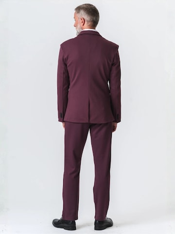 Regular fit Giacca business da completo ' The Original ' di TEESHOPPEN in rosso