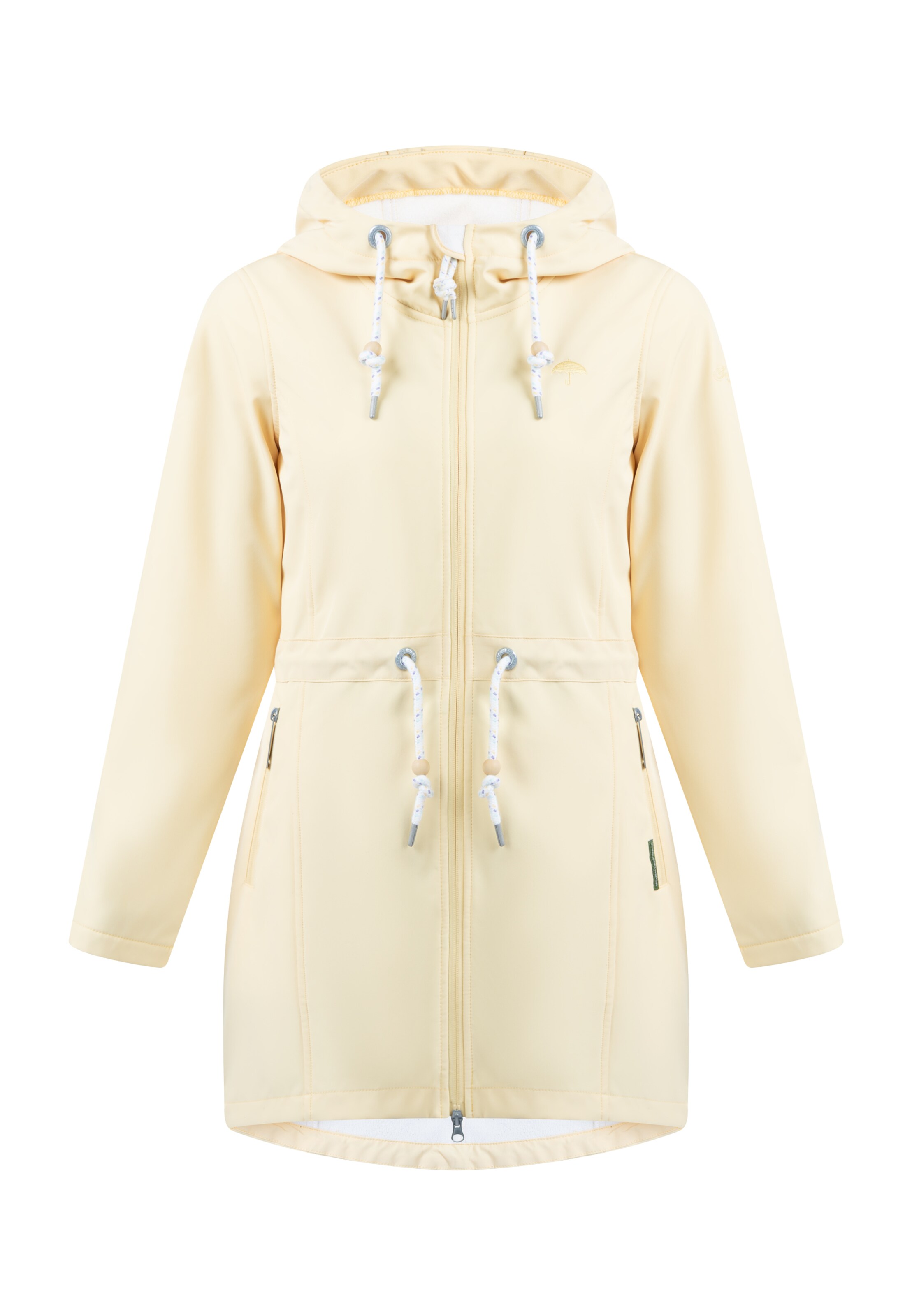 Veste fonctionnelle 'Chancery' Schmuddelwedda en beige : devant