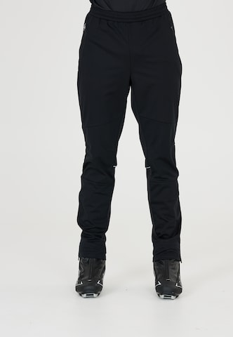 ENDURANCE Regular Outdoor Pants 'Lincoln' in Black: front