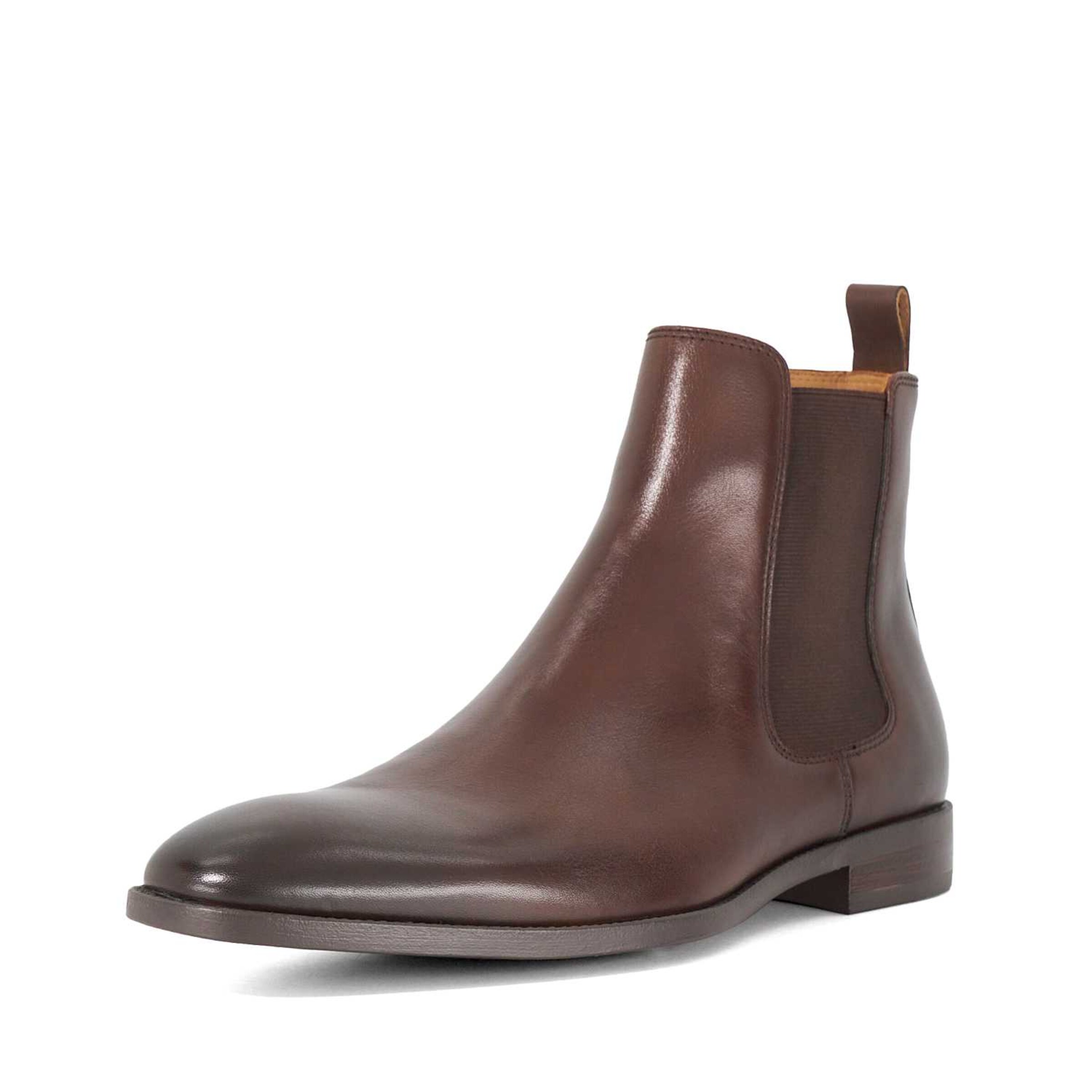 Dune LONDON Chelsea Boots in Braun: Vorderseite