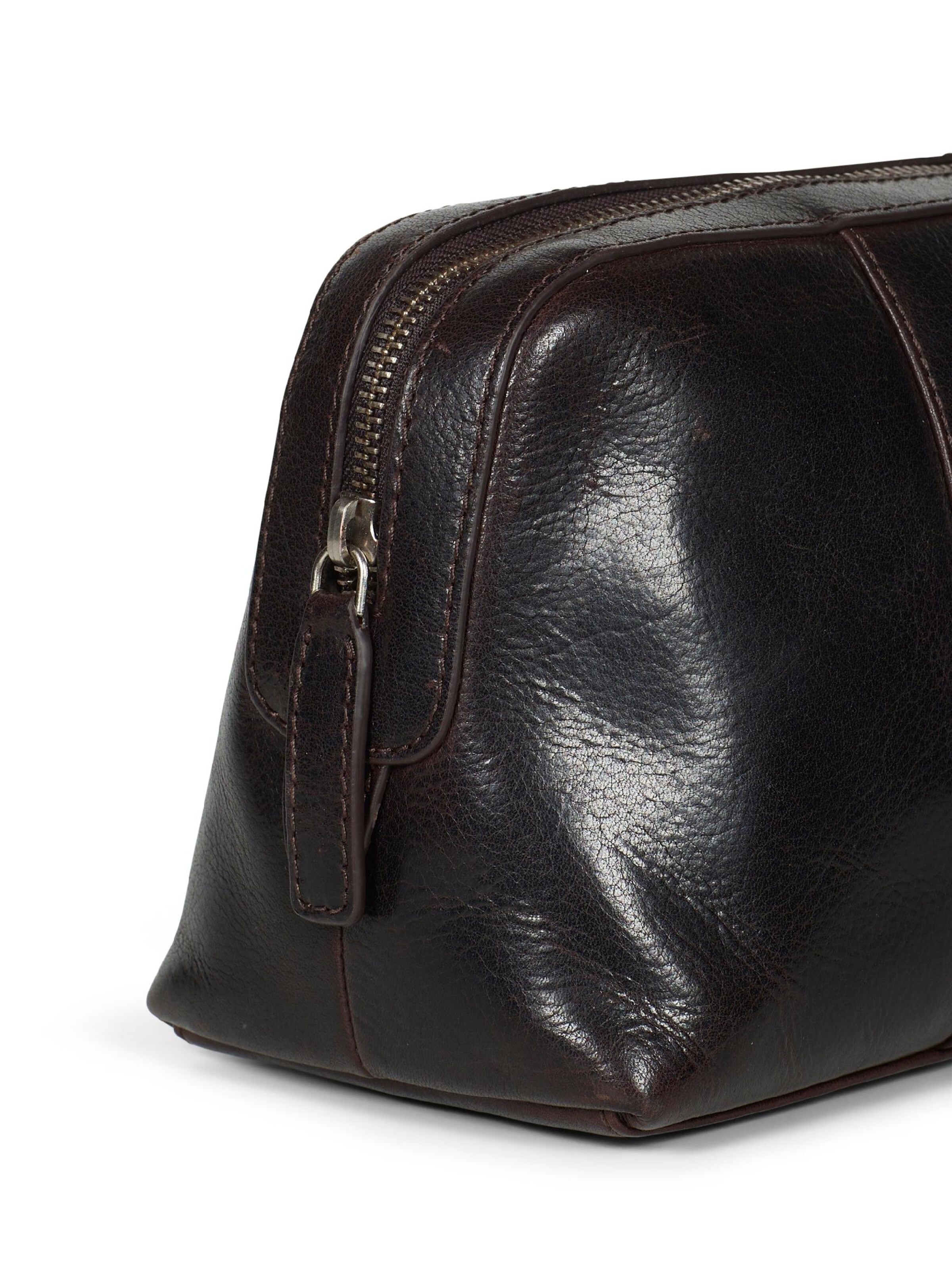Nécessaire 'Washbag Bradley Dark Brown' di Howard London in marrone
