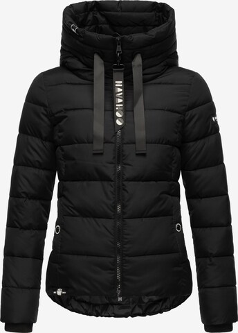 NAVAHOO Winter Jacket 'Amayaa' in Black: front