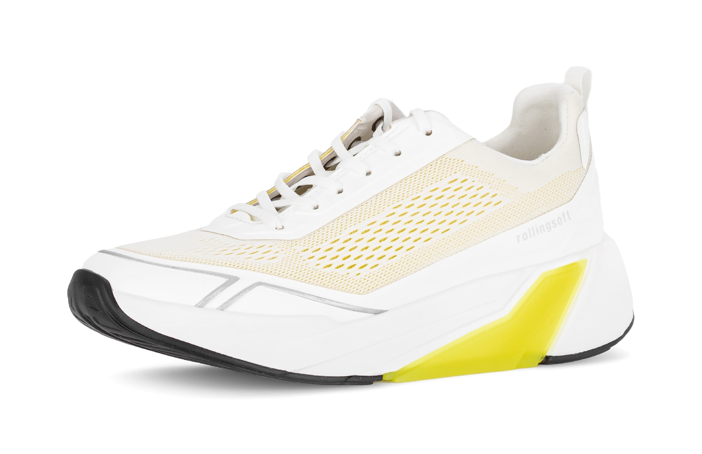 Gabor Rollingsoft Sneakers in White: front