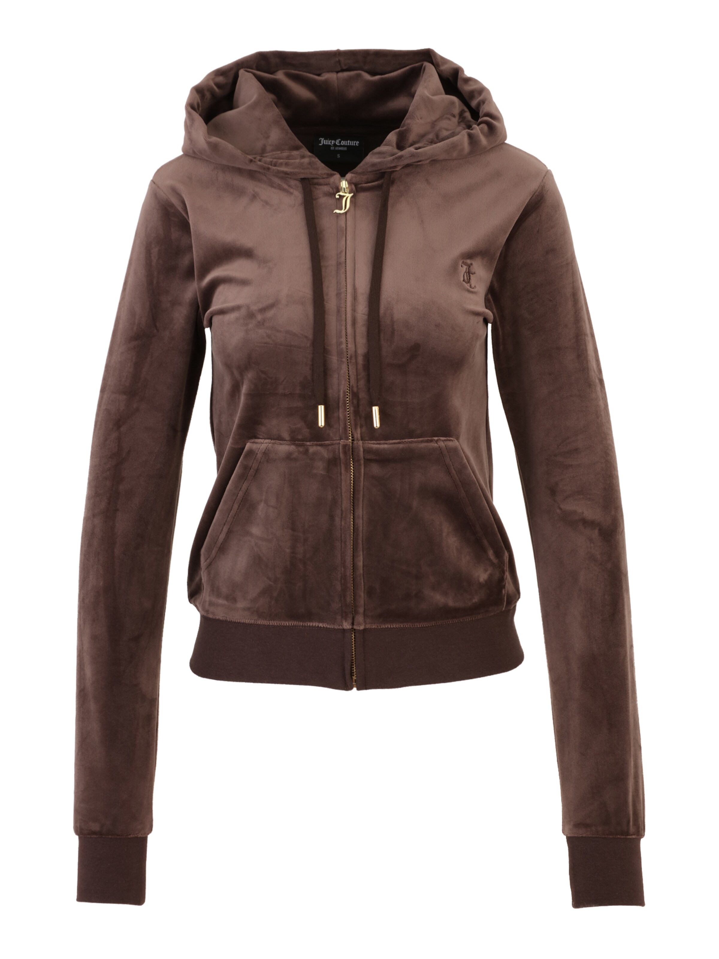Juicy Couture Tall Sweat jacket 'ROBERTSON' in Brown: front