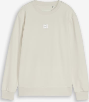 TOM TAILOR Sweatshirt in Weiß: Vorderseite