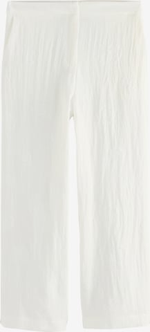 Next - Pierna ancha Pantalón en blanco: frente