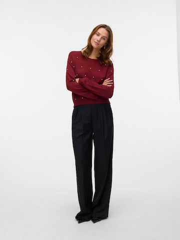 VERO MODA Sweater 'VMGlory' in Red