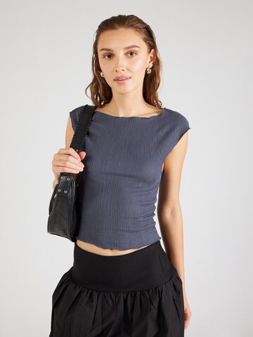 T-shirt 'PCJOY' PIECES en bleu : devant