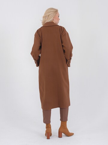 FRESHLIONS Between-Seasons Coat ' Teah ' in Brown