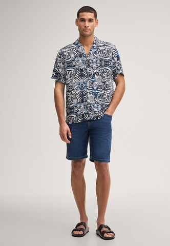 JOOP! Jeans Regular Fit Hemd 'Hanes' in Blau