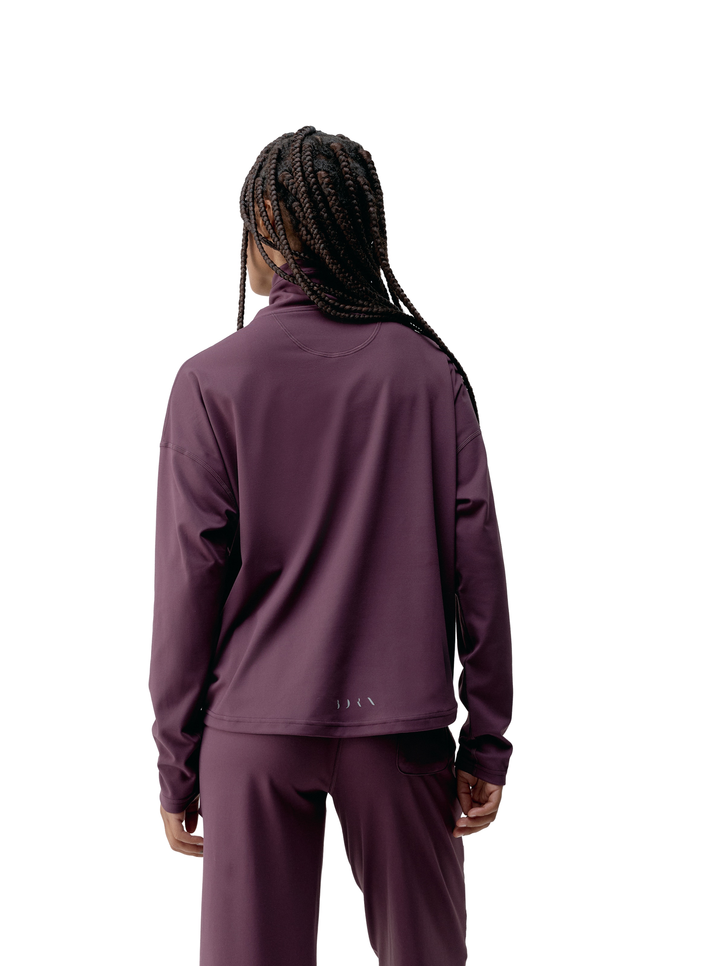 Born Living Yoga Sweatshirt 'Camille' in Rood