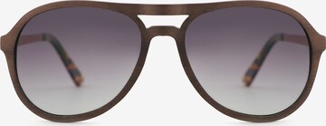 Wave Hawaii Sunglasses ' Lajares ' in Brown: front
