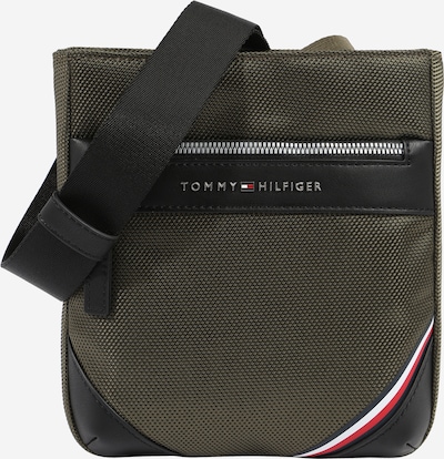 TOMMY HILFIGER Tasche in khaki / rot / schwarz / silber / weiß, Produktansicht