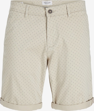 Pantalon chino 'JPSTBOWIE' JACK & JONES en beige : devant