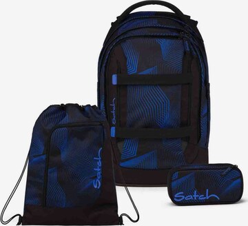 Satch Rucksack in Blau: Vorderseite