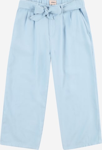 KIDS ONLY Szeroka nogawka Spodnie 'ARIS' w kolorze niebieski: przód