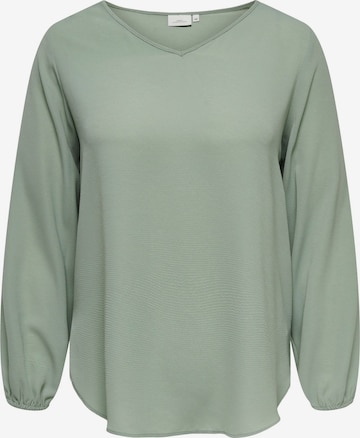 Camicia da donna 'CARVICA' di ONLY Carmakoma in verde: frontale