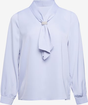 usha BLACK LABEL - Blusa en azul: frente