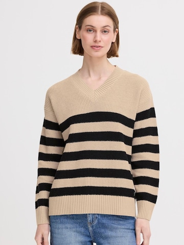 Pull-over ' OXKALA ' Oxmo en beige