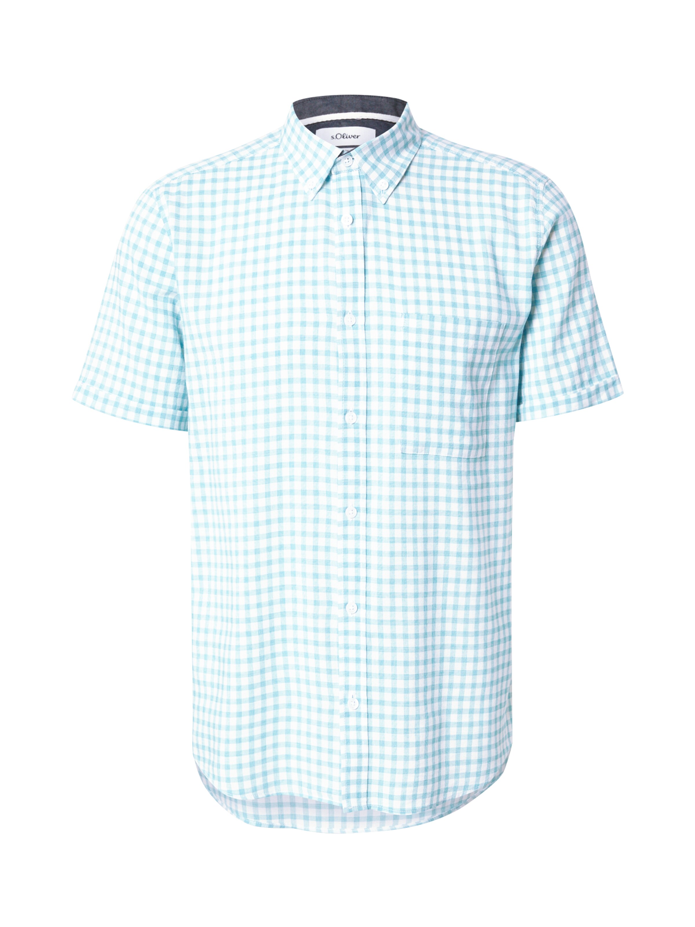 s.Oliver Regular fit Overhemd in Blauw: voorkant