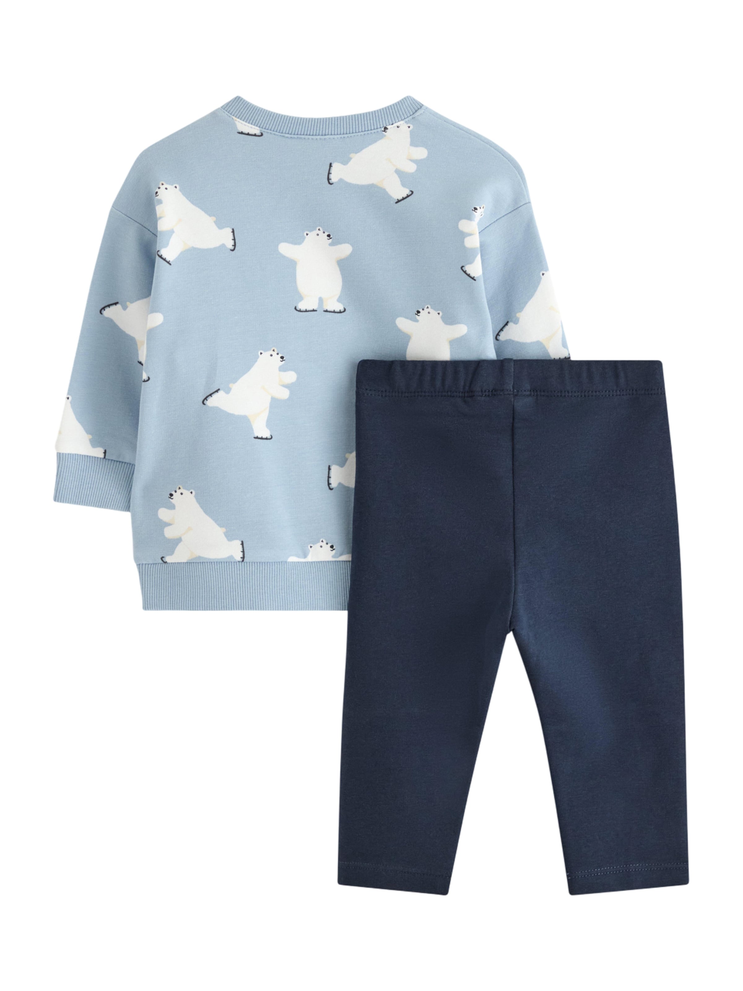 Lindex Set in Blue: front