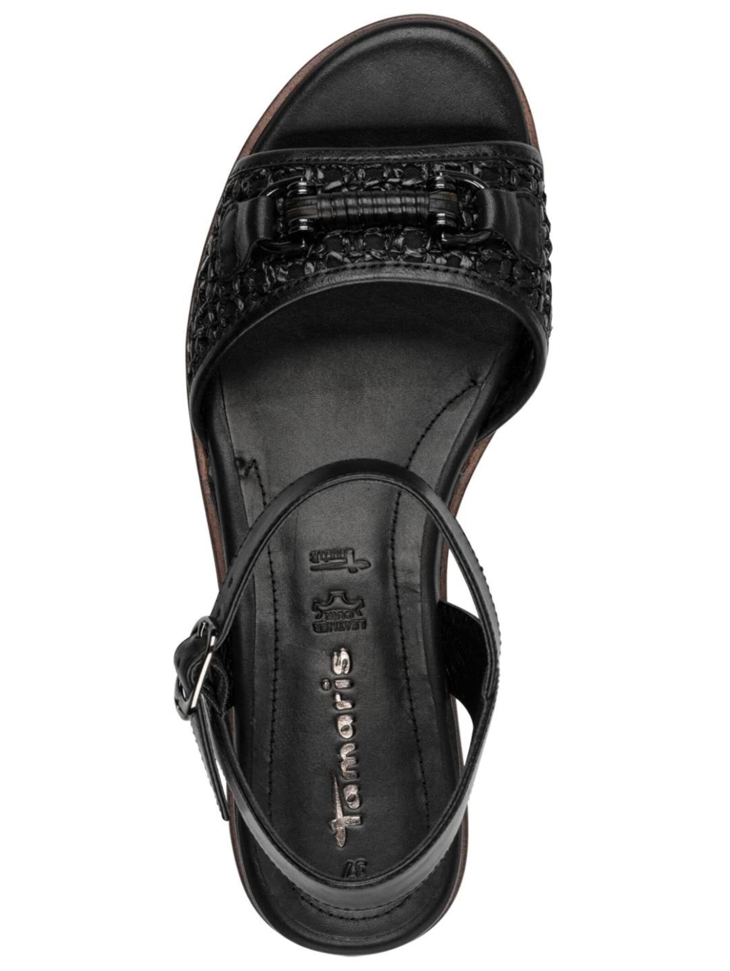 Sandalo di Tamaris in nero