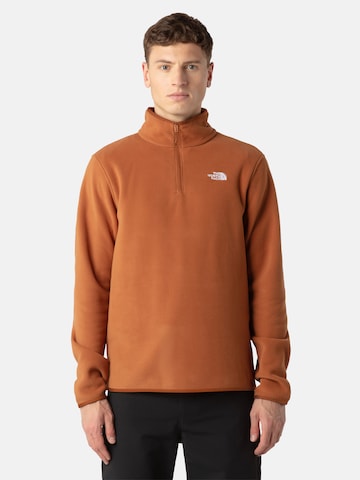 Pullover sportivo 'Glacier' di THE NORTH FACE in marrone: frontale