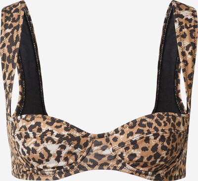 Ragdoll LA Soutien-gorge en marron / noir / blanc, Vue avec produit