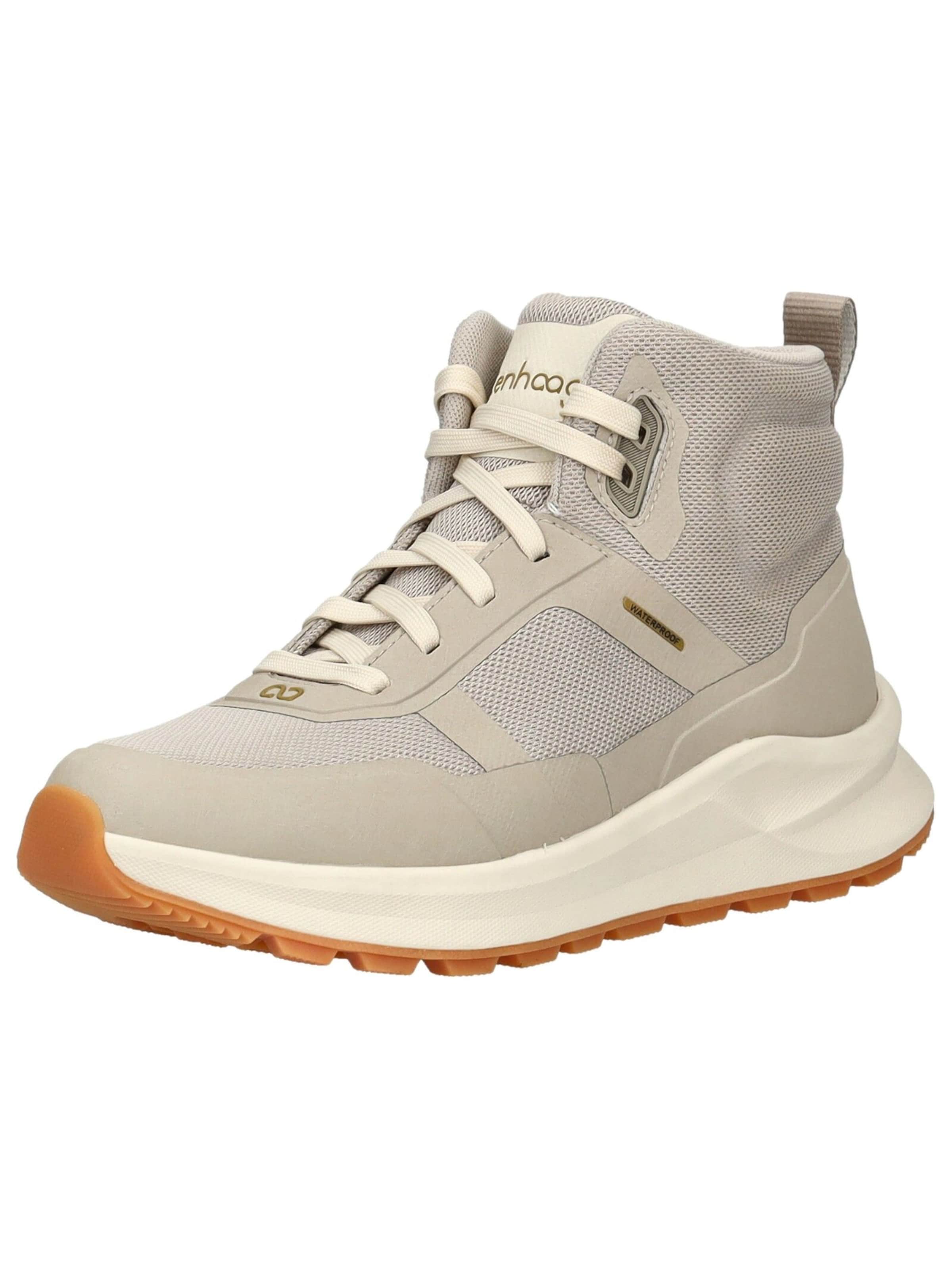 Baskets hautes Tenhaag en gris : devant