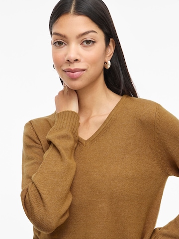 VILA Pullover 'VIRIL' in Braun