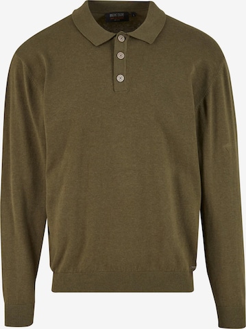 INDICODE JEANS Trui 'INZander' in Groen: voorkant