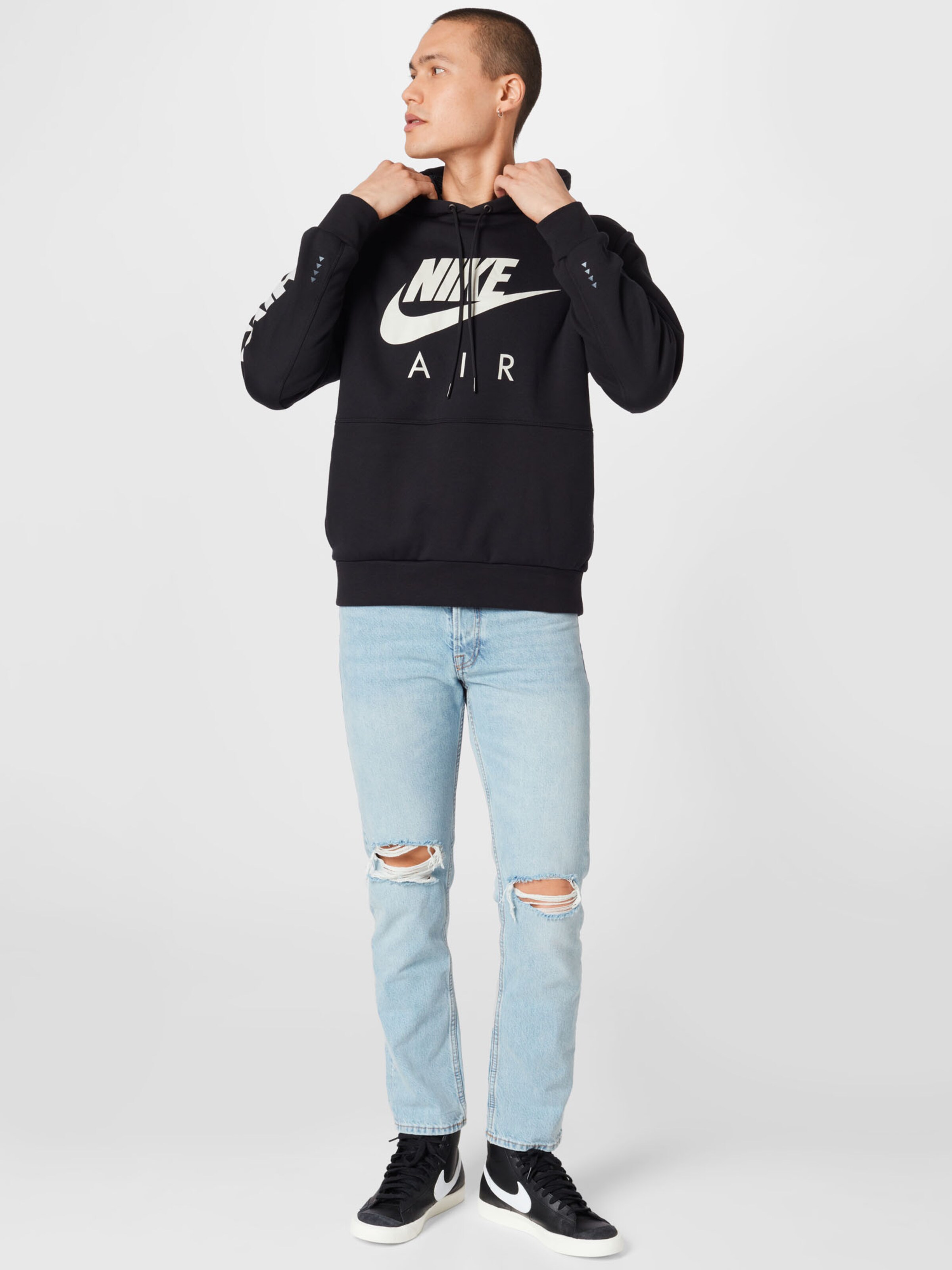 Nike Sportswear Sweatshirt in Schwarz 