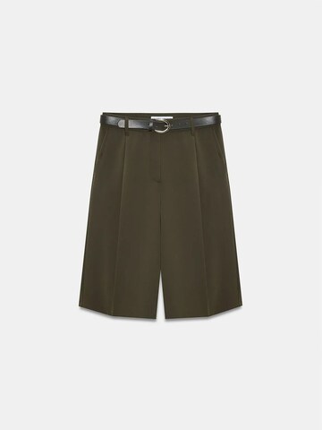 Dilvin Wide Leg Shorts in Grün: Vorderseite
