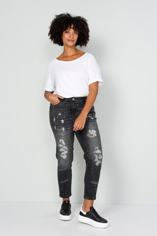 Angel of Style Slimfit Jeans in Zwart