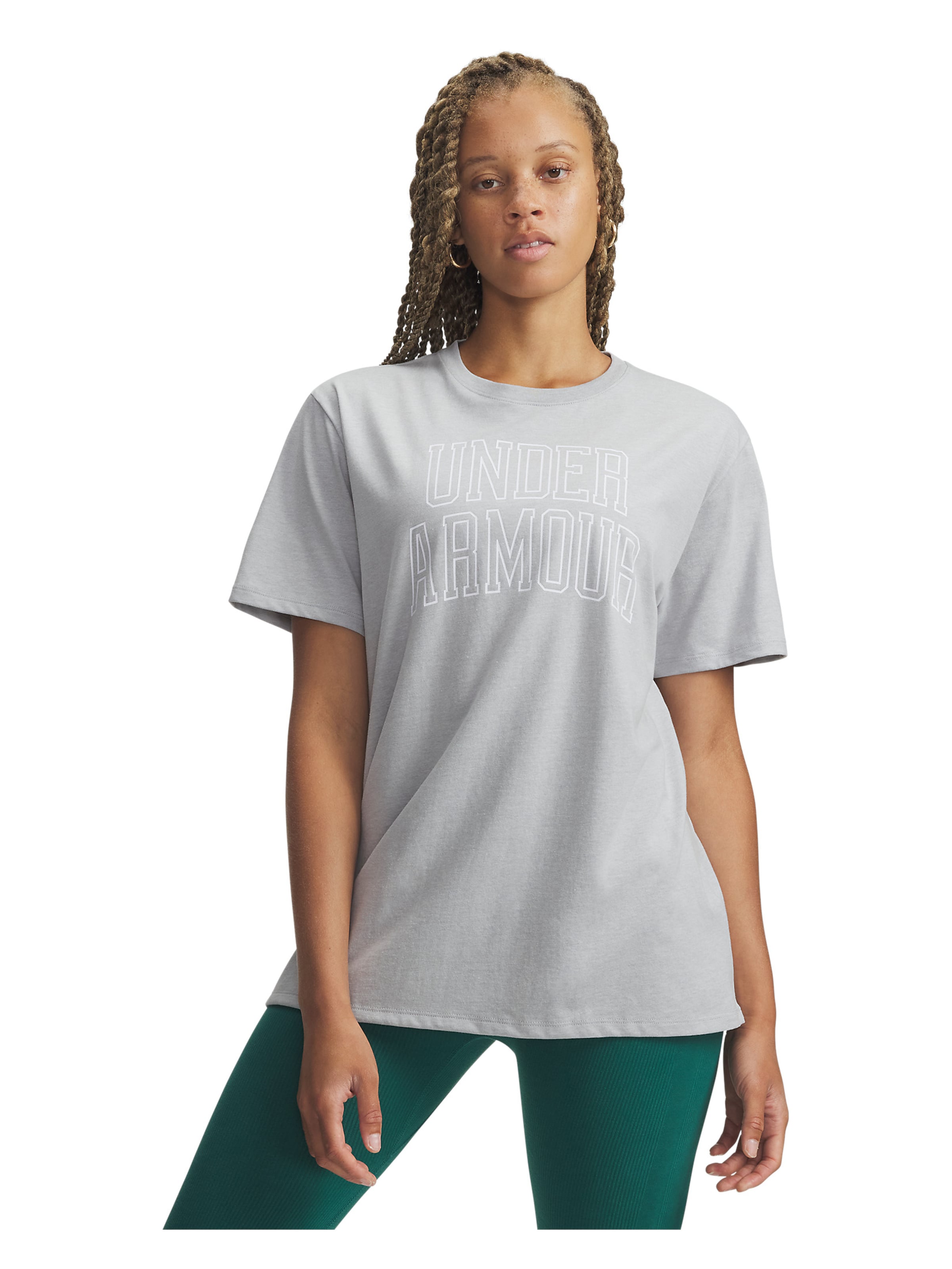 UNDER ARMOUR Performance shirt in Grey: front