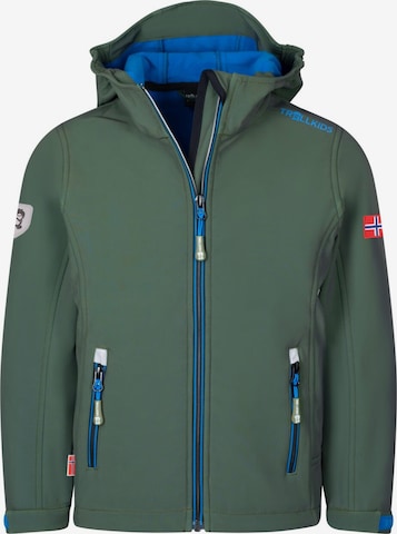 TROLLKIDS Outdoor jacket in Green: front