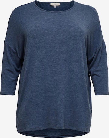 ONLY Carmakoma Shirt 'Lamour' in Blau: predná strana