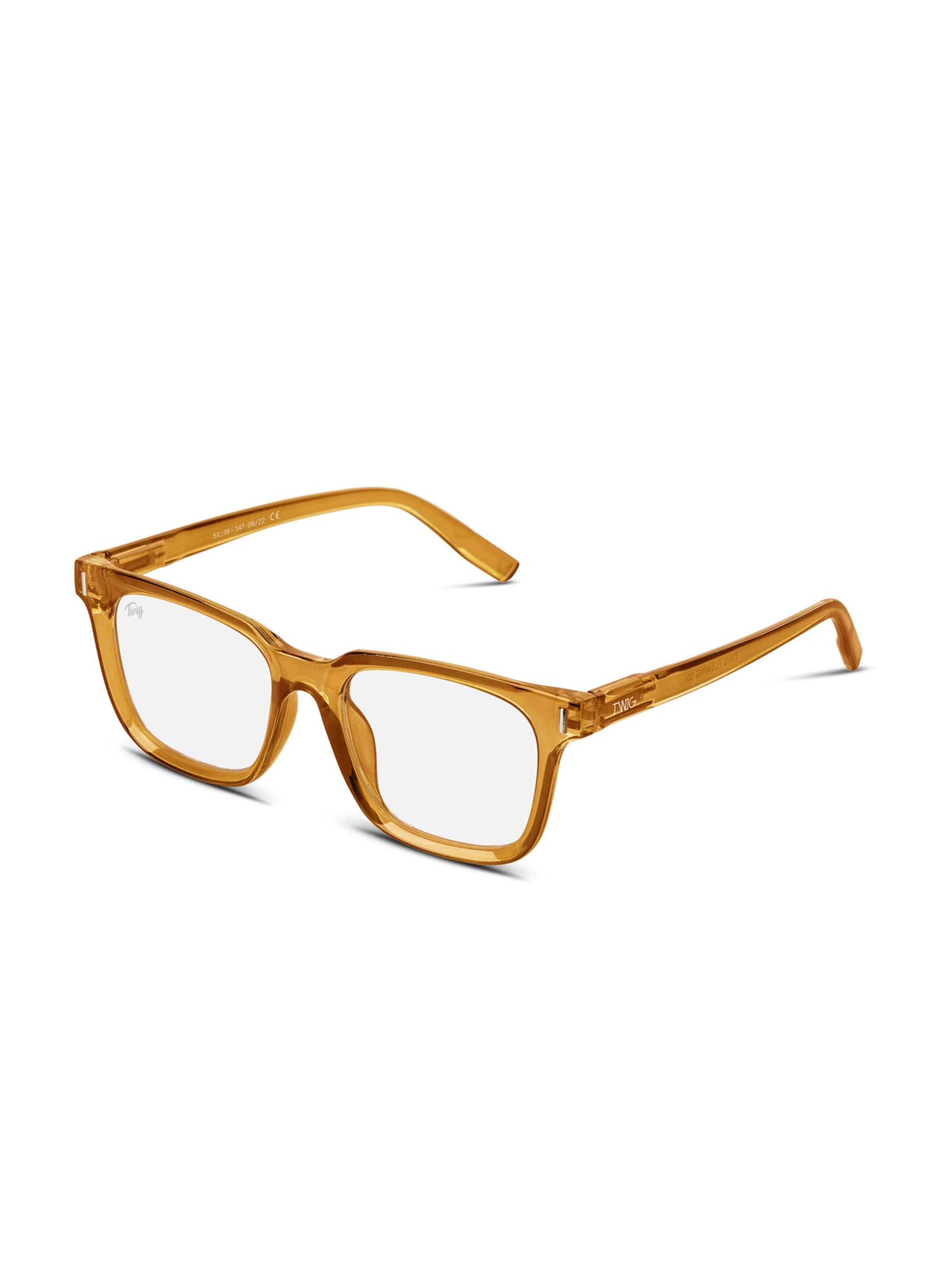 TWIG Concept Milano Glasses 'Fleming BlueLight' in Yellow